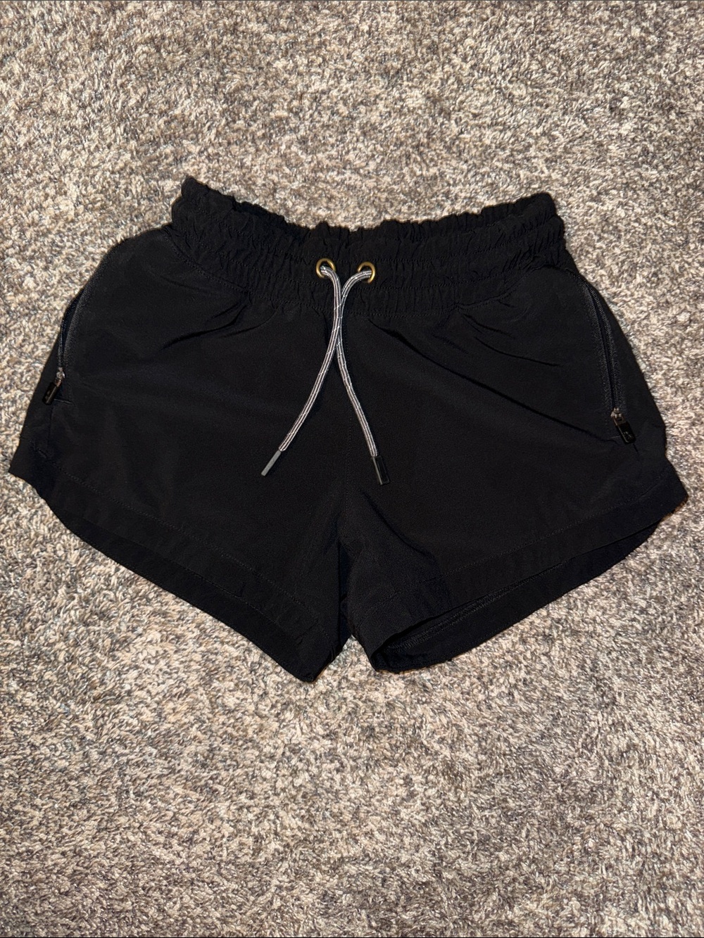 Girls Black size 8/10 Athleta  Drawstring Shorts